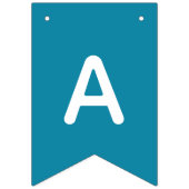 Verjaardagsfeest voor jongens met aangepaste kleur vlaggetjes (Derde vlag)