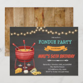 verjaardagsfeest voor kaas kaart (Voorkant / Achterkant)