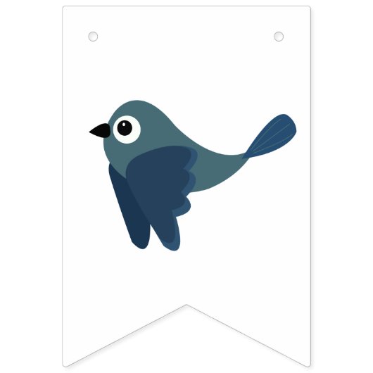 Verjaardagsfeest voor kinderen Uil Parrot Toucan B Vlaggetjes (Eerste vlag)