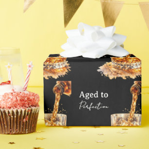 Verjaardagsfeest voor mannen: Gerijpt tot in de pe Cadeaupapier