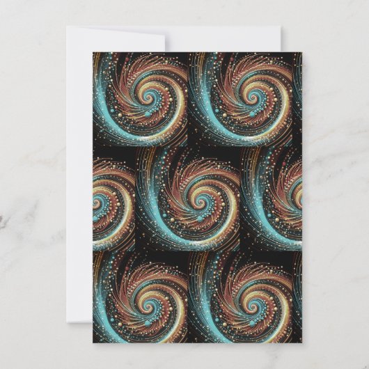 Verjaardagsfeest voor moderne mannen van 40 kaart (Achterkant)