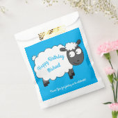 Verjaardagsfeest voor schapen bedankzakje (Gezegeld)