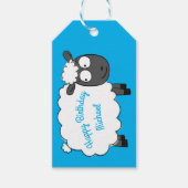Verjaardagsfeest voor schapen cadeaulabel (Voorkant)