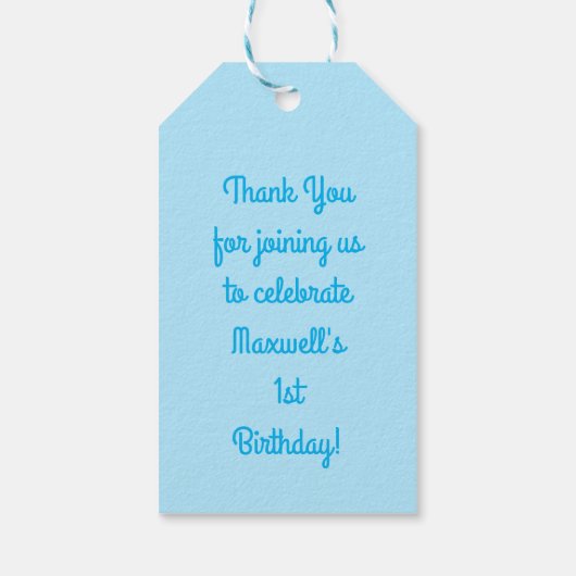 Verjaardagsfeest voor schapen cadeaulabel (Achterkant)