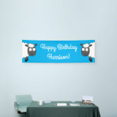 Verjaardagsfeest voor schapen spandoek (Beurs)