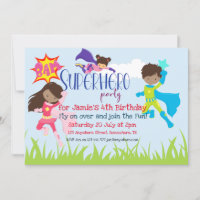 Verjaardagsfeest voor superhelden jongen/meisje