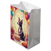 Verjaardagsfeest voor Thai Ridgeback Medium Cadeauzakje (Achterkant Gekanteld)