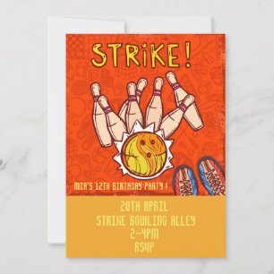 verjaardagsfeest voor tieners kaart