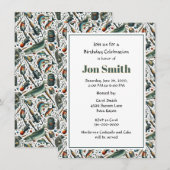 Verjaardagsfeest voor Visser Feest  Kaart (Voorkant / Achterkant)