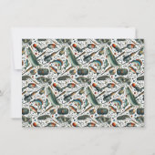 Verjaardagsfeest voor Visser Feest  Kaart (Achterkant)