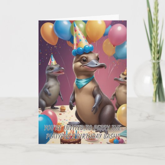 Verjaardagsfeest voor vogelbekdieren: een wild fee (Voorkant)