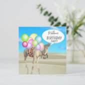 Verjaardagsfeest voor Volwassenen Moderne Kleurrij Kaart (Staand voorkant)