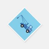 Verjaardagsfeest voor vrachtwagens servet (Hoek)