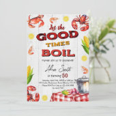 Verjaardagsfeest voor zeevruchten kaart (Staand voorkant)