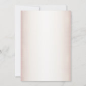 Verjaardagsfeest Waterverf Boho Roze Bloem Elegant Kaart (Achterkant)