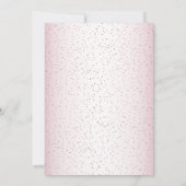 Verjaardagsfeest Waterverf Roze Prinses Schattige Kaart (Achterkant)