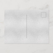 Verjaardagsfeest zilveren roze druppels ballonnen  uitnodiging briefkaart (Achterkant)