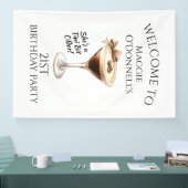 Verjaardagsfeestbanner 21ste Espresso Martini Spandoek (Beurs)
