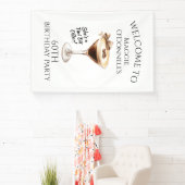Verjaardagsfeestbanner 60ste Espresso Martini Spandoek (Insitu)