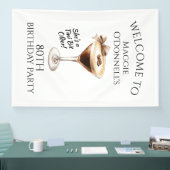 Verjaardagsfeestbanner 80ste Espresso Martini Spandoek (Beurs)
