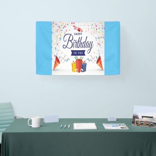 Verjaardagsfeestbanner Spandoek (Beurs)