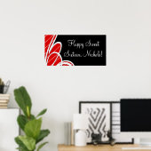Verjaardagsfeestbanners Posters (Thuiskantoor)