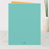  verjaardagsfeestdag aanpasbare spiraal kaart (Achterkant)