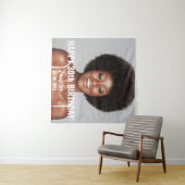 Verjaardagsfeestfoto 30e of andere verjaardag wandkleed (In Situ (horizontaal))