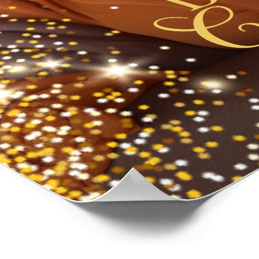 Verjaardagsfeestfoto welkomstbord poster (Hoek)