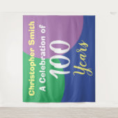 Verjaardagsfeestje 100 jaar wandkleed (Voorkant)