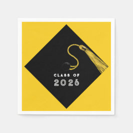 Verjaardagsfeestje 2026 Geel Servet