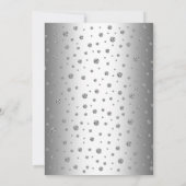 Verjaardagsfeestje 20-jarig jubileum - Zilver Zwar Kaart (Achterkant)