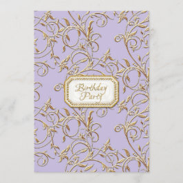 Verjaardagsfeestje 21e glamour regency oude Hollyw Kaart