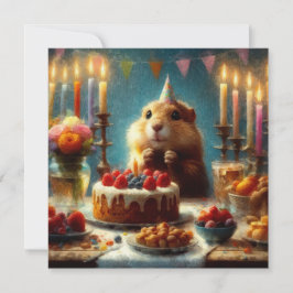Verjaardagsfeestje 4 notitiekaartje