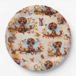 Verjaardagsfeestje Afrikaanse fee betoverd bos Papieren Bordje