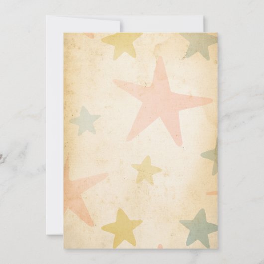 Verjaardagsfeestje Baby Uitnodiging In te vullen t (Achterkant)