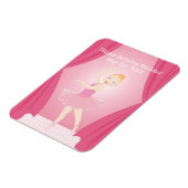 verjaardagsfeestje Ballerina Magneet (Linkerzijde)