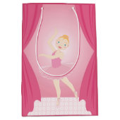 verjaardagsfeestje Ballerina Medium Cadeauzakje (Voorkant)