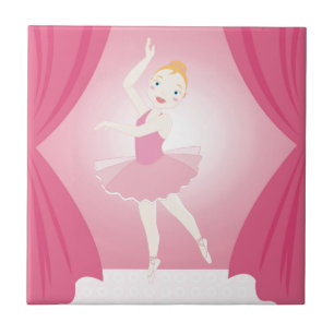 verjaardagsfeestje Ballerina Tegeltje