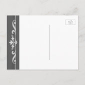 verjaardagsfeestje | BBQ | schoolbord Uitnodiging Briefkaart (Achterkant)