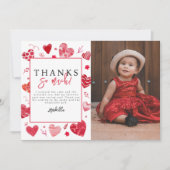 Verjaardagsfeestje Bedankt Foto Lieve Kinderen (Voorkant)