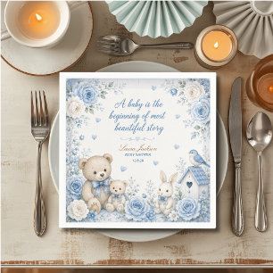 Verjaardagsfeestje Beer Babyshower Servet