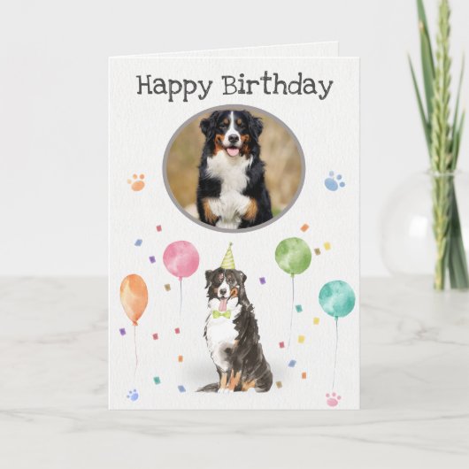 Verjaardagsfeestje Berner Berg Kaart (Voorkant)