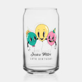 VERJAARDAGSFEestje Blikvorm Glas (Achterkant)