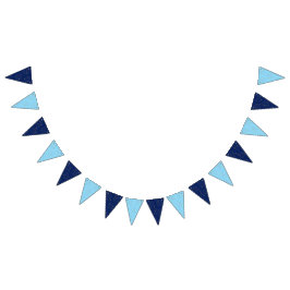 Verjaardagsfeestje Blues Confetti voor Kinderen Vlaggetjes