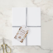 Verjaardagsfeestje bosdieren cadeaulabel (Met Touw)