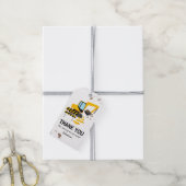 Verjaardagsfeestje Bouw Kinderen Bedankt Cadeaulabel (Met Touw)