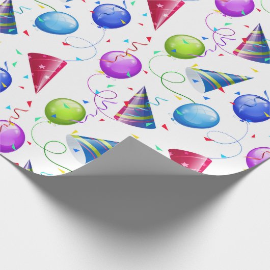 Verjaardagsfeestje cadeaupapier (Hoek)