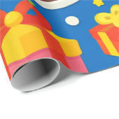 Verjaardagsfeestje cadeaupapier (Rol Hoek)
