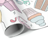 Verjaardagsfeestje Celebration inpakpapier (Rol Hoek)